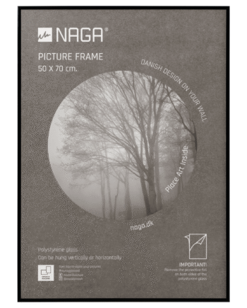 Ramme Til Plakater  50x70 Cm  Sort