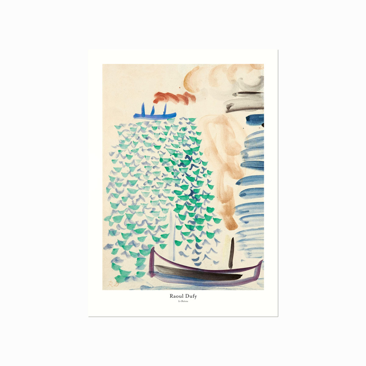 Raoul Dufy  Le Bateau