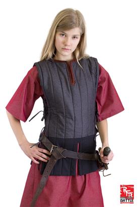 Ready For Battle Padded Armour Black Medium Large  Live Rollespil
