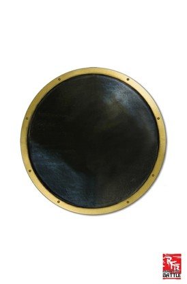 Ready For Battle Round Shield Black Epic Armoury 50cm Live Rollespils Skjold