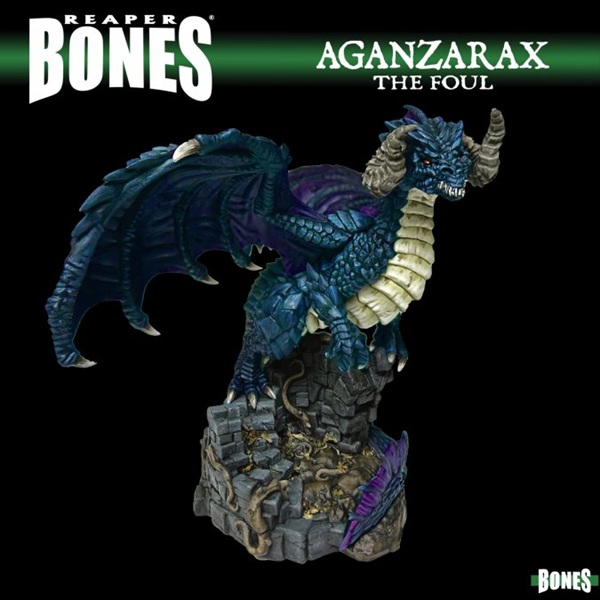 Reaper Bones Classic: Aganzarax The Foul Plastic Miniature Deluxe Boxed Set