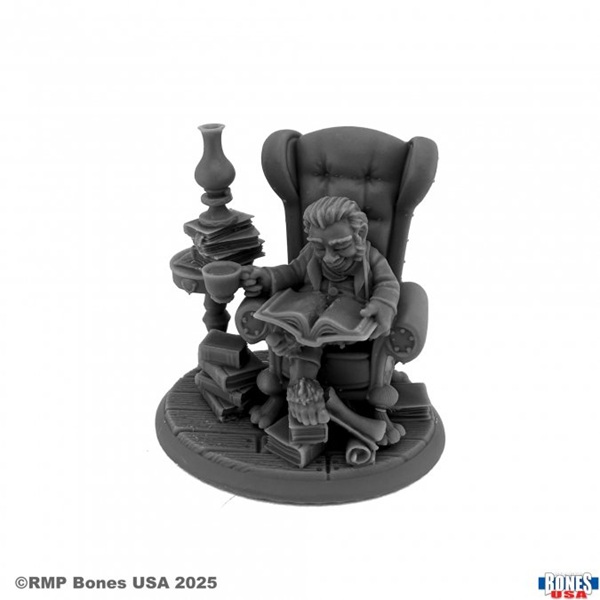 Reaper Bones Usa Reaper Legends: Hiram Hayweather Halfling Esquire Plastic Miniature