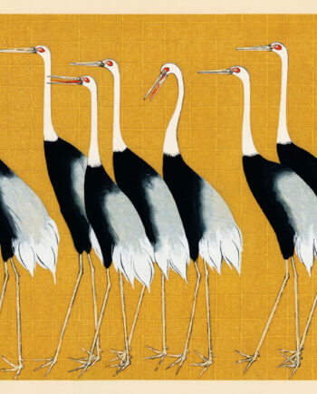 Red Crown Cranes Af Plakatwerket