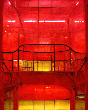 Red Pompidou V2 Af Yoma Emptylands