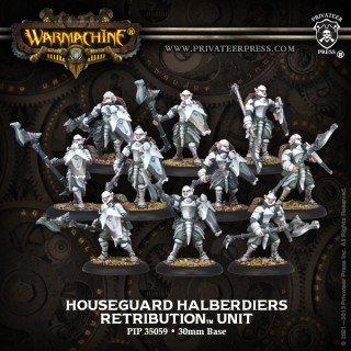Retribution Of Scyrah: Houseguard Halberdiers Unit    Leader     Grunts  Pip-35059