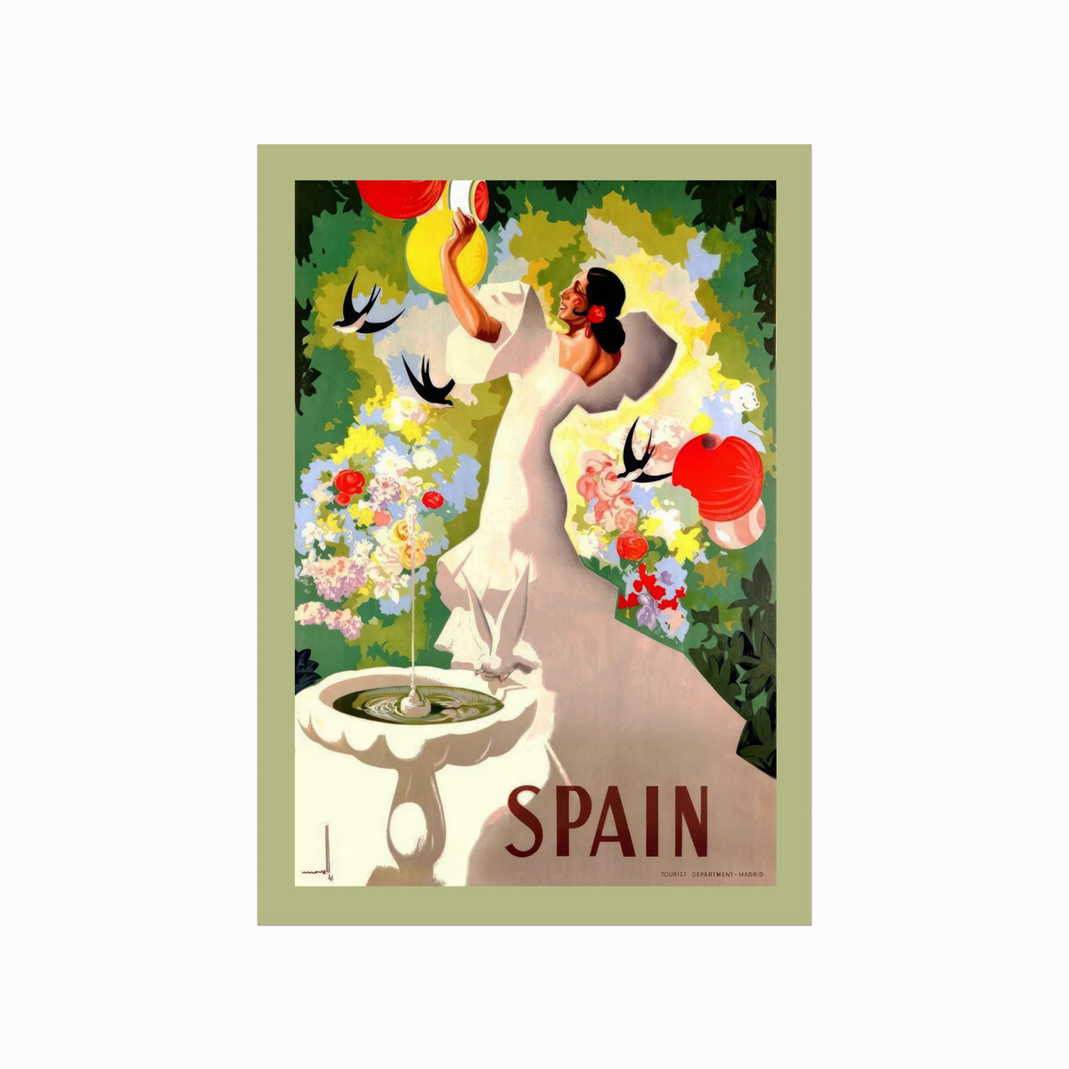 Retro Plakat  Spain