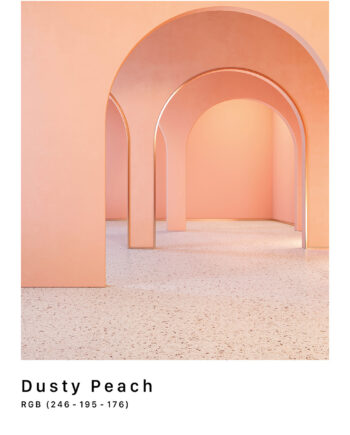 Rgb Dusty Peach Af Plakatwerket