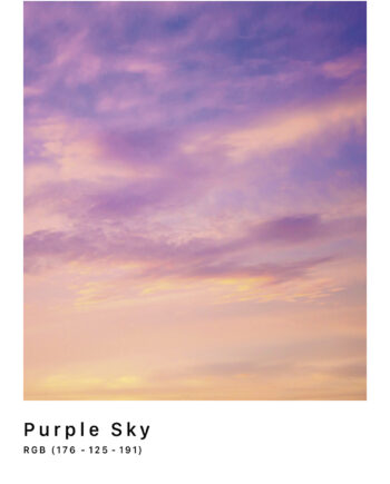 Rgb Purple Sky Af Plakatwerket