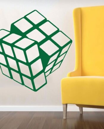Rubiks Terning Wallsticker