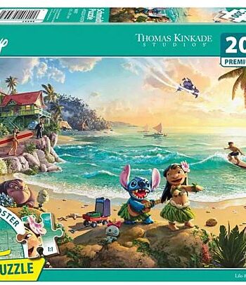 Schmidt Puzzle  Puslespil  Disney Thomas Kinkade: Lilo   Stitch  200 Pieces