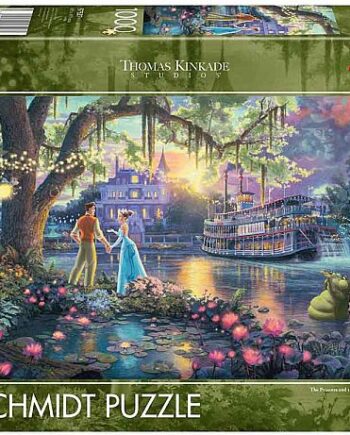 Schmidt Puzzle  Puslespil  Disney Thomas Kinkade: The Princess And The Frog  1000 Pieces