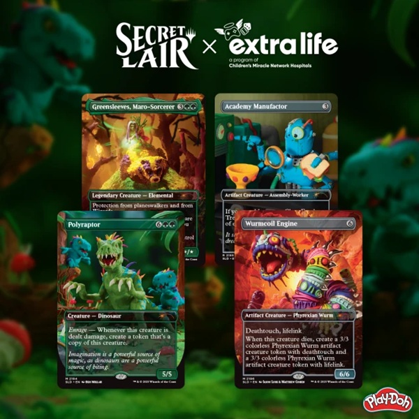 Secret Lair Drop Series 2025 : Extra Life Superdrop: Secret Lair Play-doh: Squishful Thinking Regular