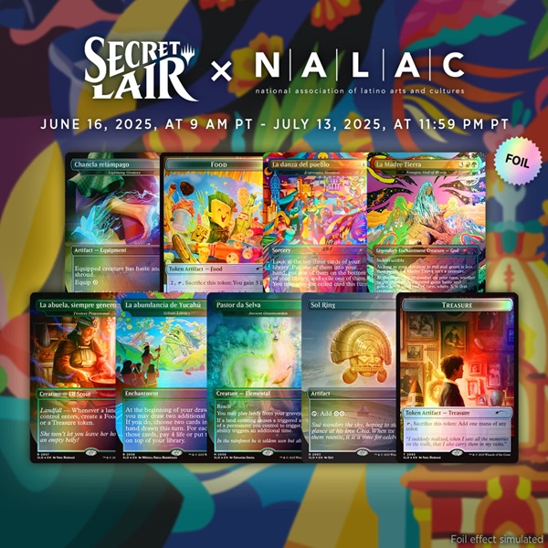 Secret Lair Drop Series 2025 : Secret Lair National Association Of Latino Arts And Cultures Nalac : Nuestra Magia Foil