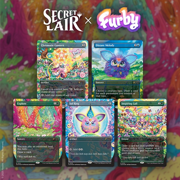 Secret Lair Drop Series 2025 : Secret Scare Superdrop: Secret Lair Furby: Doo-ay Noo-lah 226 128 139 Regular