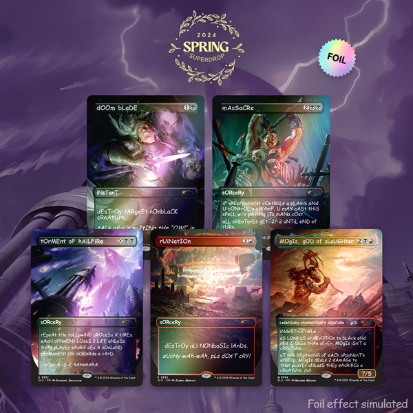 Secret Lair Drop Series 2024 : Spring Superdrop: Sans Mercy Foil