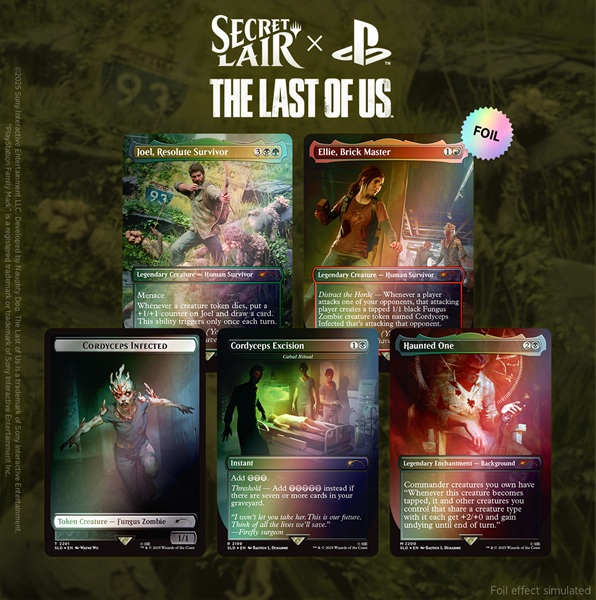 Secret Lair Drop Series 2025 : The Playstation Superdrop: Secret Lair The Last Of Us Part Foil