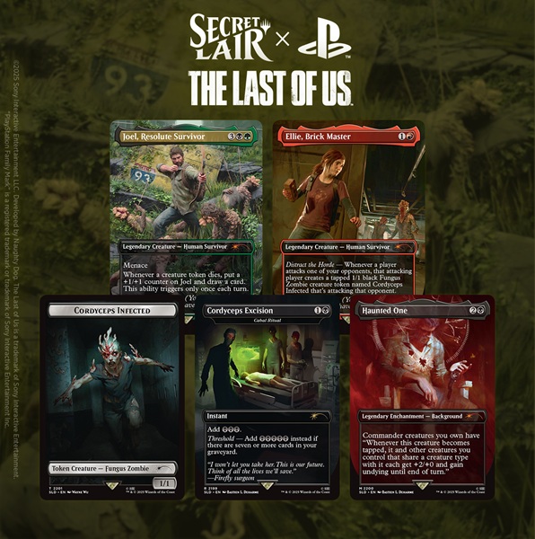 Secret Lair Drop Series 2025 : The Playstation Superdrop: Secret Lair The Last Of Us Part Regular