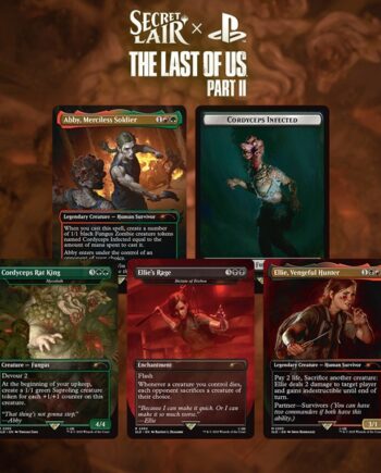 Secret Lair Drop Series  2025 : The Playstation Superdrop: Secret Lair   The Last Of Us Part Ii  Regular