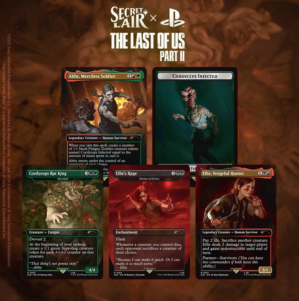 Secret Lair Drop Series 2025 : The Playstation Superdrop: Secret Lair The Last Of Us Part Ii Regular
