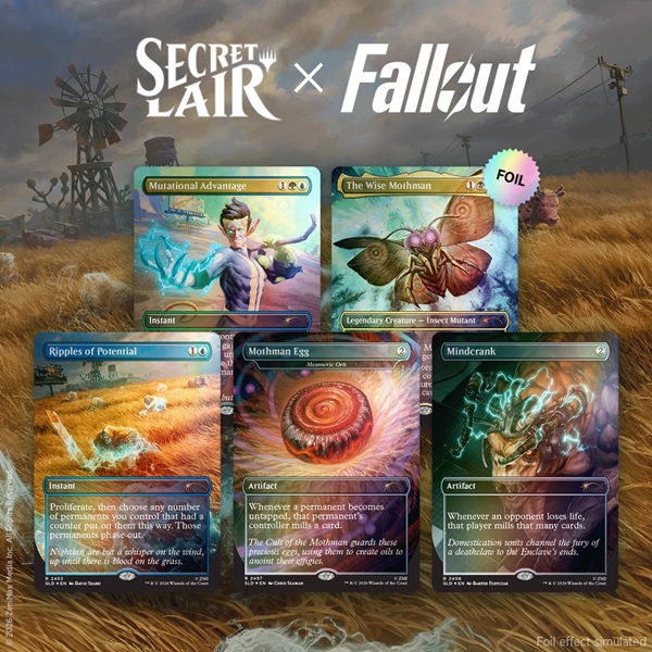 Secret Lair Drop Series 2026 : The Rad Superdrop: Secret Lair Fallout: Rad Foil