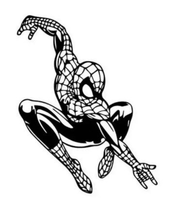 Sej Spiderman Wallsticker  Spiderman På Mission  57x72cm