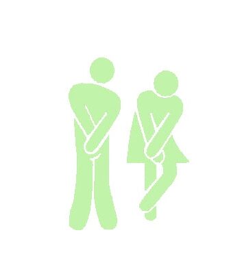Selvlysende Toilet Skilt  Sjov Og Flot Toilet Wallsticker