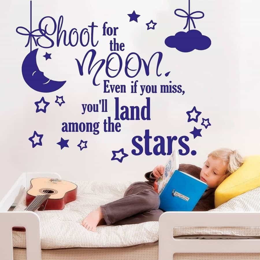 Shoot For The Moon Wallsticker