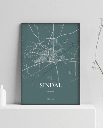 Sindal Plakaten Fuldt Kort Skovgrøn 70 100 Cm  B1