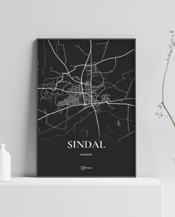 Sindal Plakaten Fuldt Kort Sort 70 100 Cm  B1