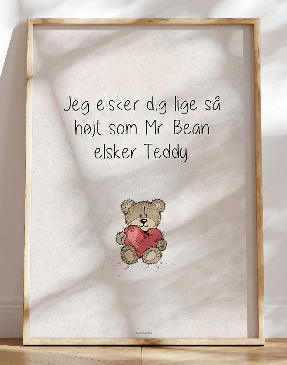 Sjovt Kærlighedscitat Mr  Bean