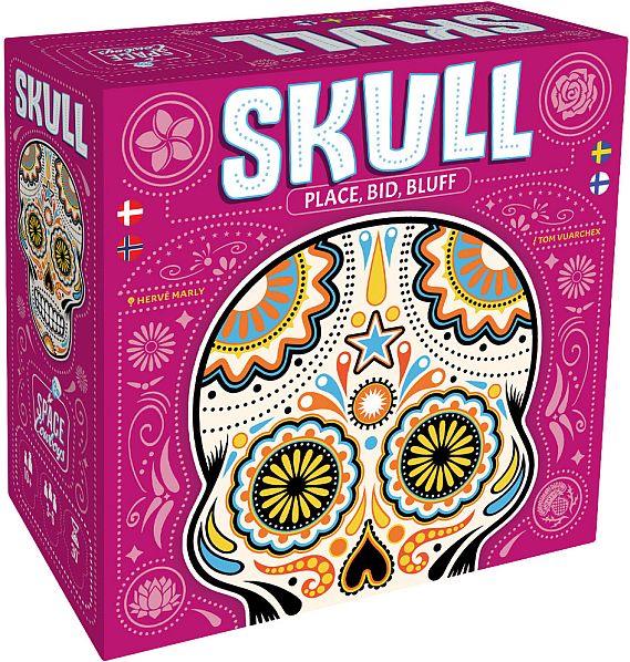Skull Dansk Bluffing Card Game Gringo Skull Roses Asmodee