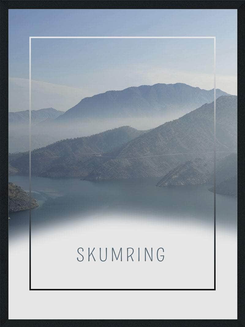 Skumring   Tåge Plakat