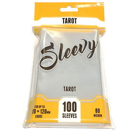 Sleevy Tarot Sleeves 70x120mm: Clear Transparent 100 Kortlommer