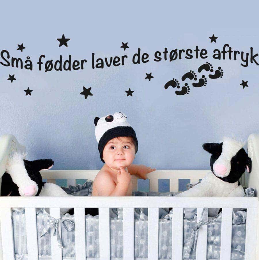 Små Fødder Wallsticker