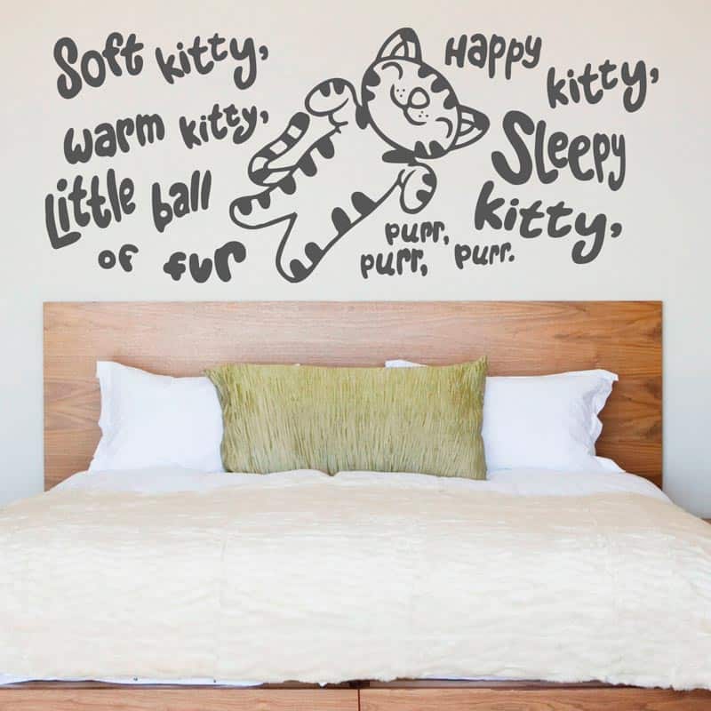 Soft Kitty Wallsticker