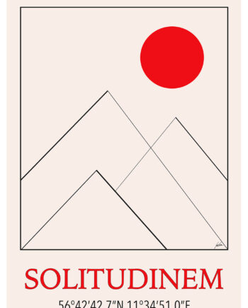 Solitudinem Af Justesen Plakater