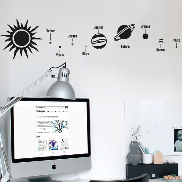 Solsystemet Wallsticker