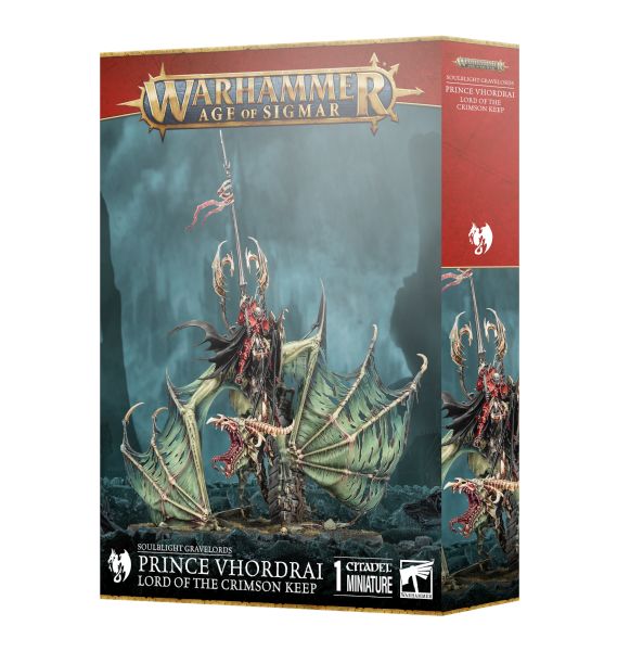 Soulblight Gravelords Prince Vhordrai Lord Of The Crimson Keep Revenant Draconith 99120207177