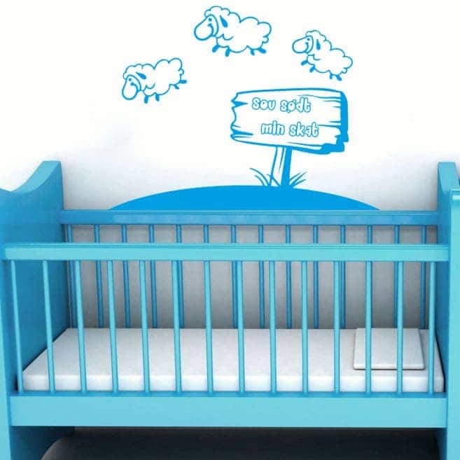 Sov Sødt Wallsticker