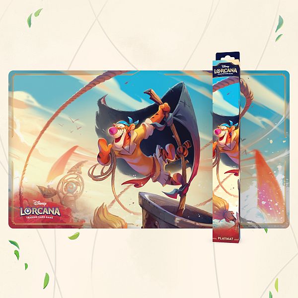 Spillem 195 165 Tte Playmat Disney Lorcana Tcg: Set Archazia Island: Tigger In The Crow Nest