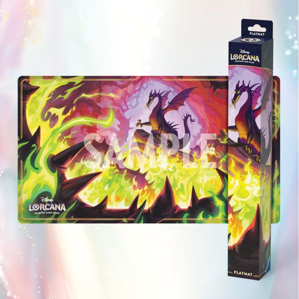 Spillem 195 165 Tte Playmat Disney Lorcana Tcg: Set 11 Winterspell: Dragon Fire Maleficent