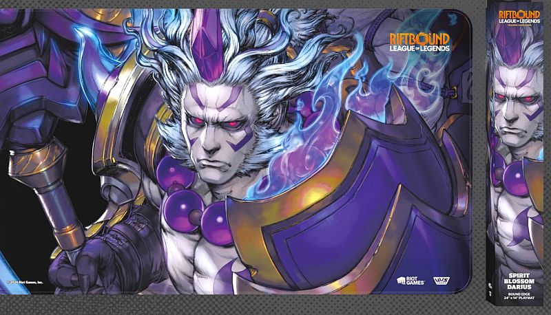 Spillem 195 165 Tte Playmat Riftbound: League Of Legends Tcg: Set 02: Spiritforged : Spirit Blossom Darius