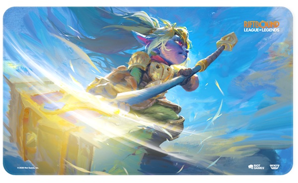 Spillem 195 165 Tte Playmat Riftbound: League Of Legends Tcg: Set 03: Unleashed : Poppy Keeper Of The Hammer