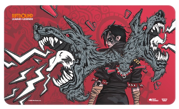 Spillem 195 165 Tte Playmat Riftbound: League Of Legends Tcg: Set 03: Unleashed : Vi Piltover Enforcer