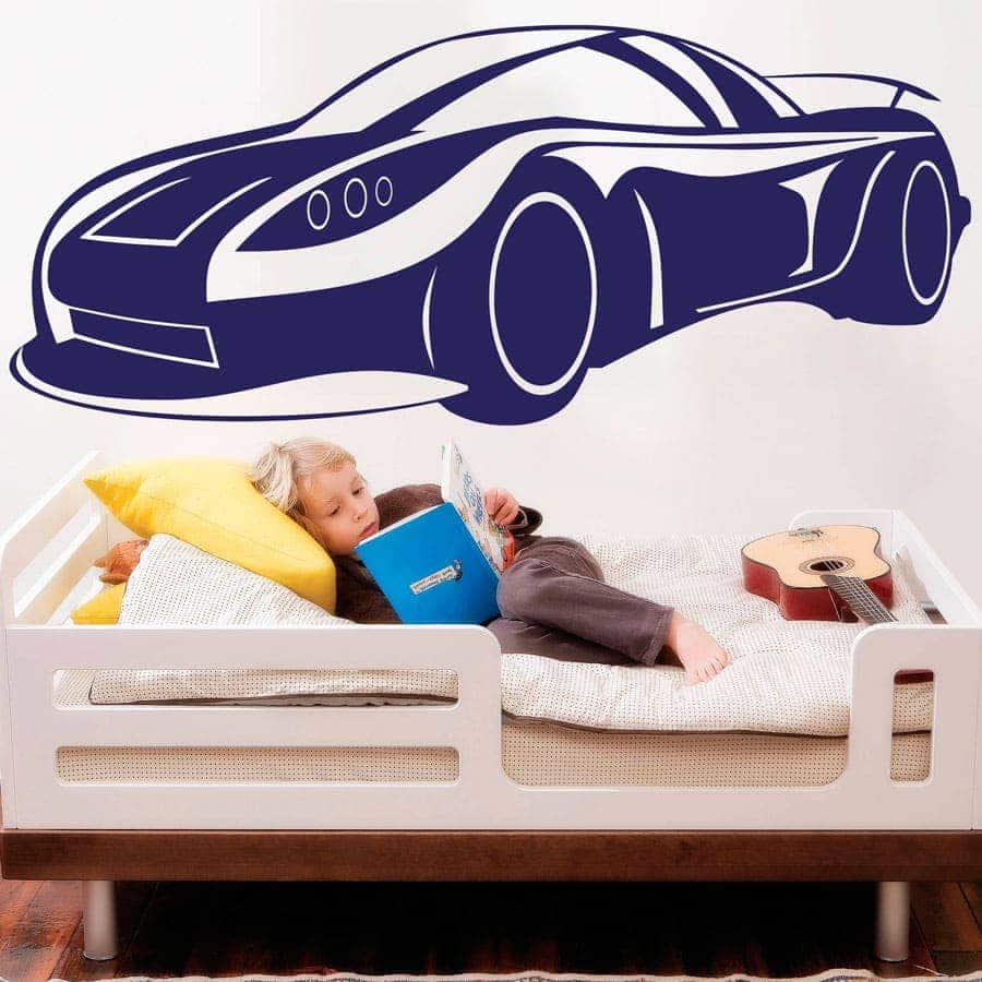 Sportsbil Wallsticker