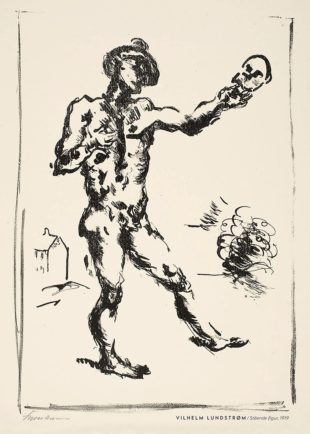 Stående Figur 1919 Af Plakatwerket