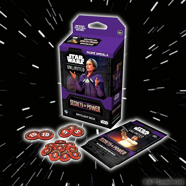 Star Wars Unlimited Secrets Of Power: Padm 195 169 Amidala Deck