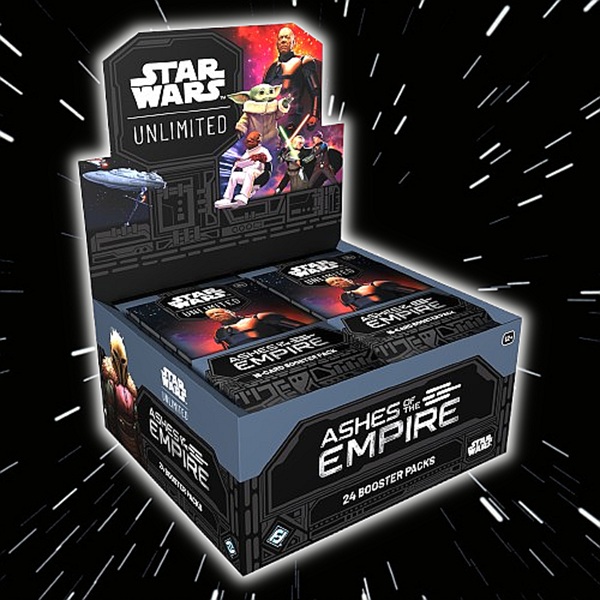 Star Wars: Unlimited Tcg Set : Ashes Of The Empire Booster Display Box Med 24 Packs