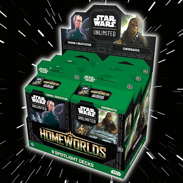 Star Wars: Unlimited Tcg Set : Homeworlds Spotlight Deck Display Decks