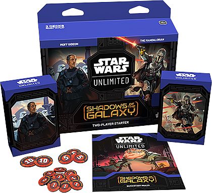 Star Wars: Unlimited Tcg Set : Shadows Of The Galaxy Two-player Starter Decks Regler Tilbeh 195 184